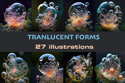 Fractal forms translucent membranes