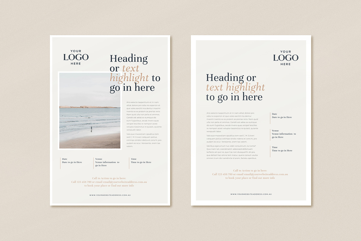 The CC - A4 Posters, a Poster Template by The Design Order Store (Photo 2 of 5)