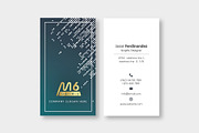 Halftone Business Card Template- S10, a Business Card Template by M6 Gallery (Thumbnail 2 of 5)