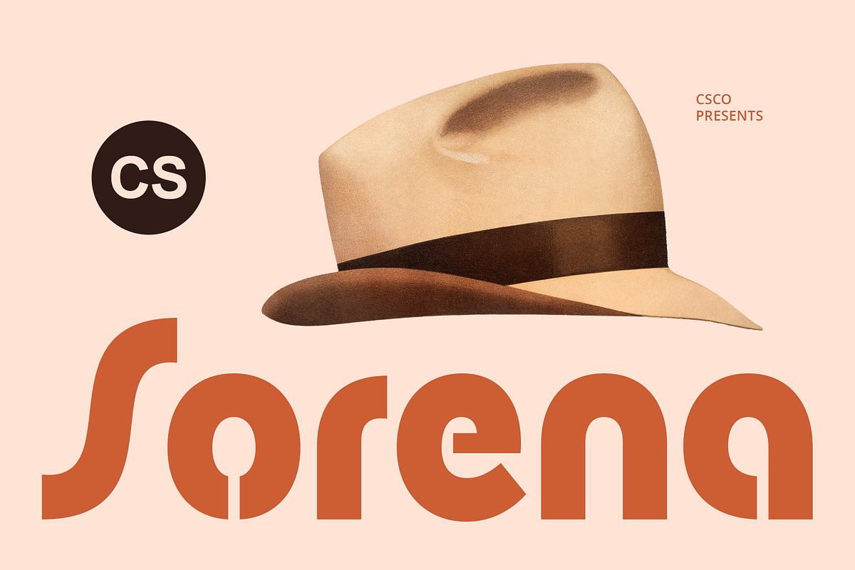 CS Sorena – Retro Font, a Sans Serif Font by Craft Supply Co. (Photo 1 of 8)