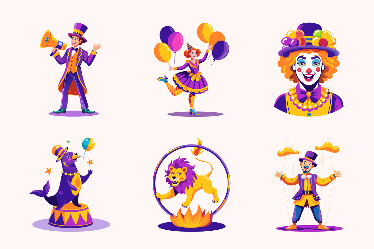Circus Performer Illustrations, a Person Illustration by Vectors Market (Photo 8 of 10)