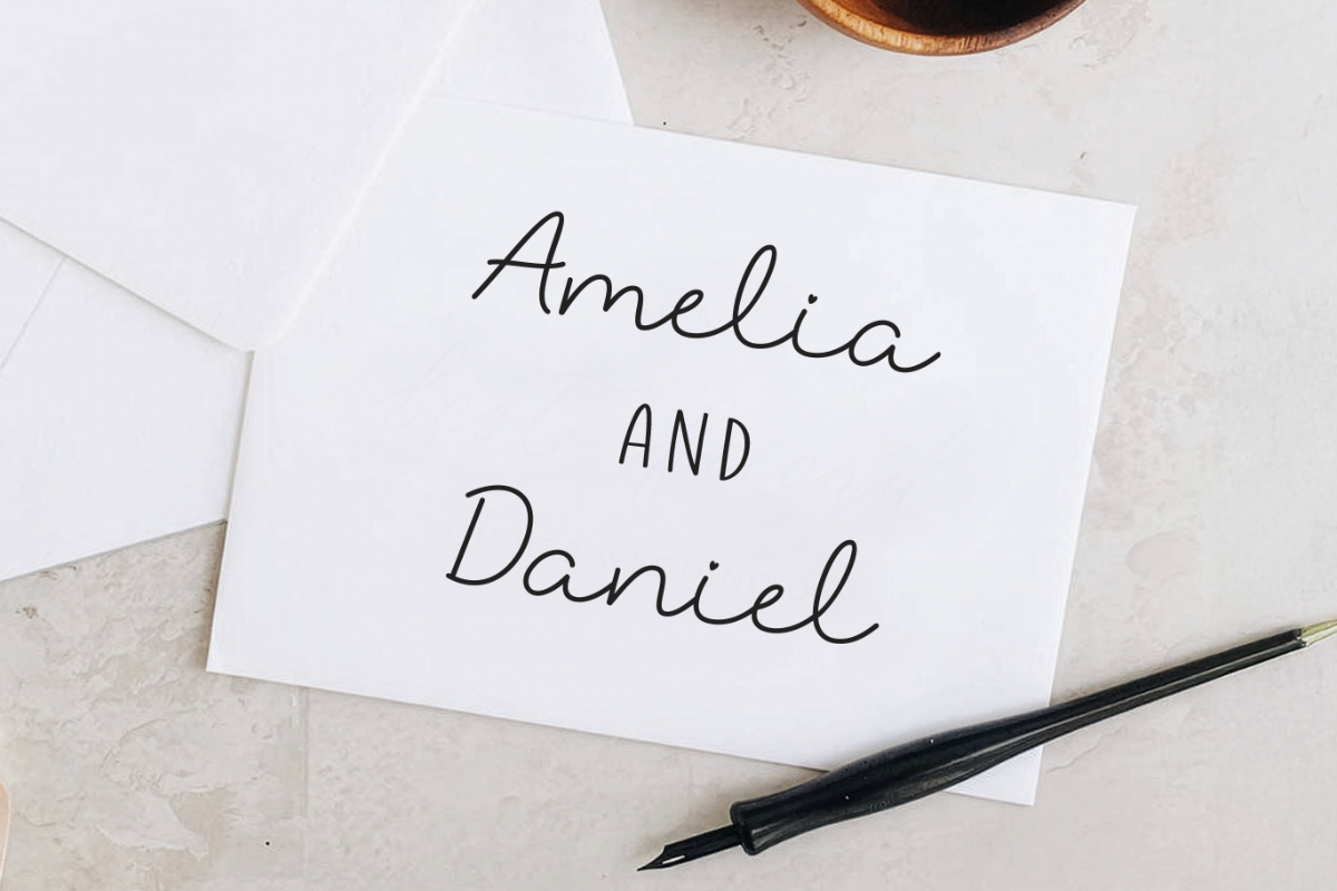 Wild Daisy -Script Monoline Font Duo, a Script Font by Jozoor (Photo 4 of 8)