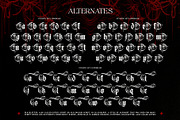 Gryphire Black Typeface, a Blackletter Font by alit design (Thumbnail 11 of 20)