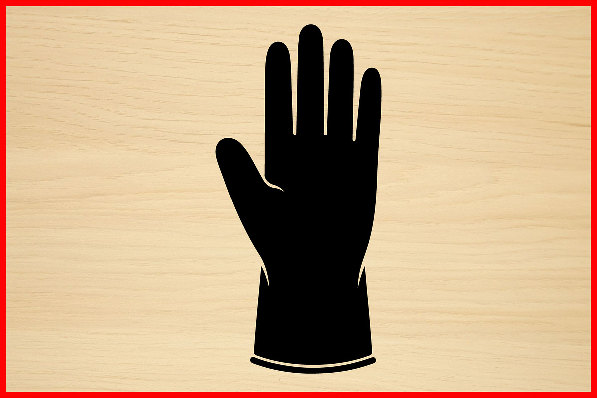 12 Glove Silhouette Clipart Bundle, an Illustration by Creativeshirt (Photo 4 of 4)