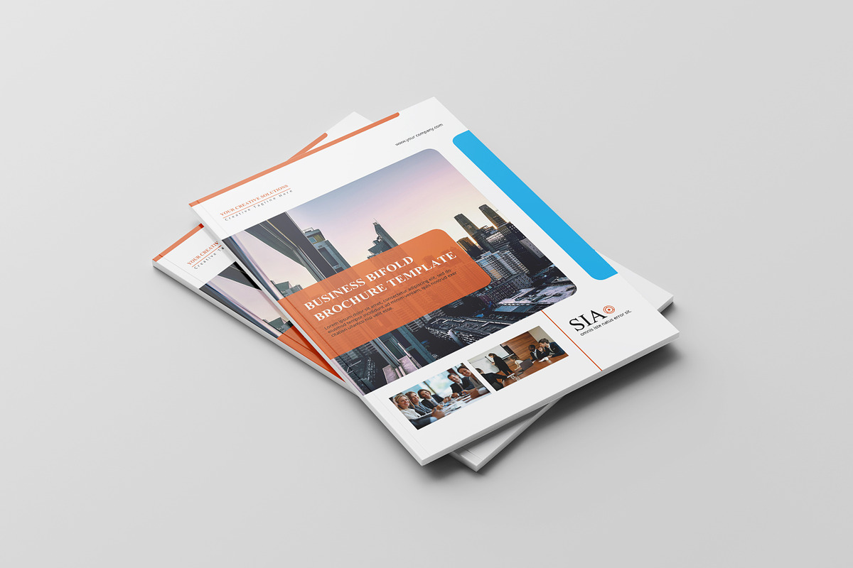 Corporate Bifold Brochure Template, a Brochure Template by Template Shop (Photo 2 of 7)