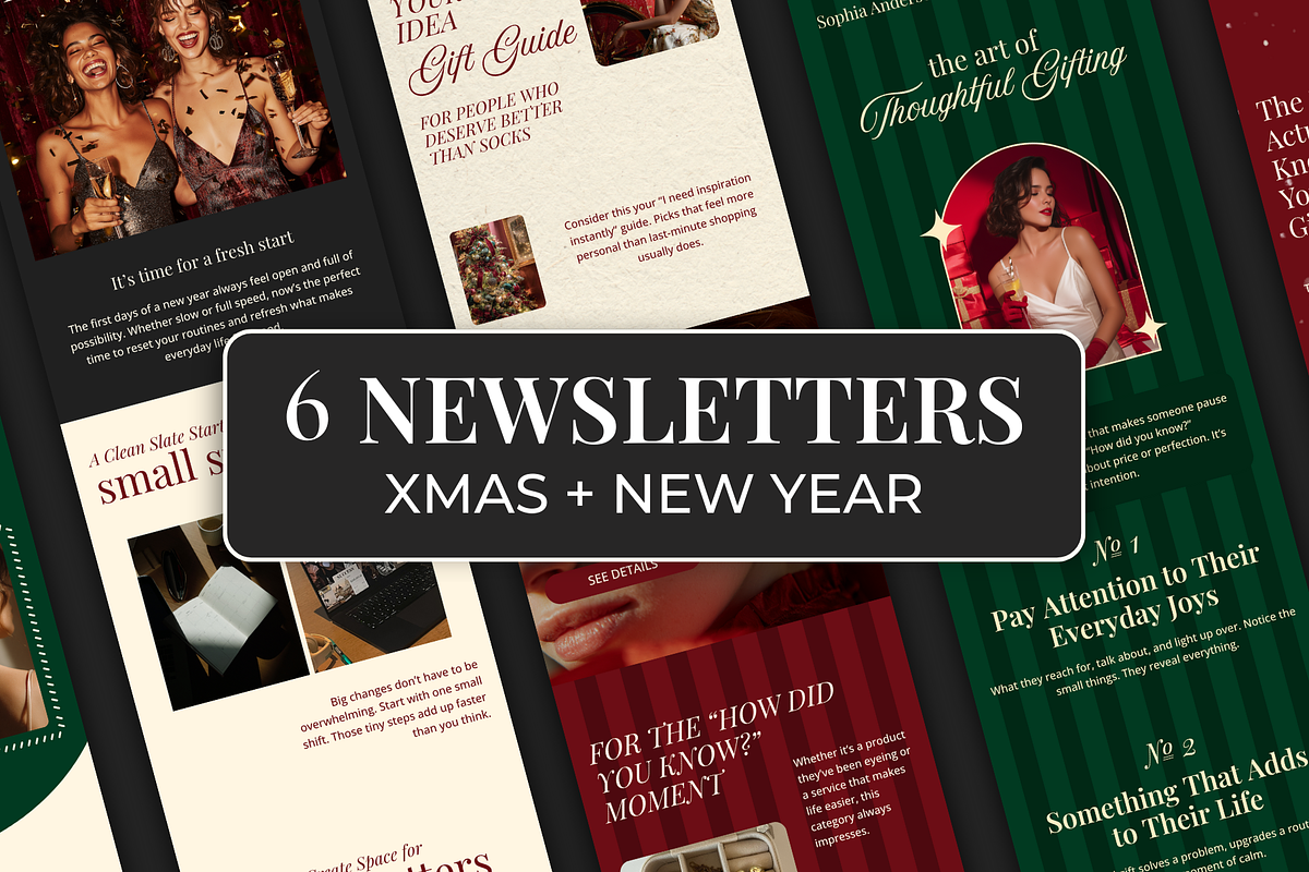 Christmas Email Newsletter Templates