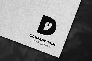 D Leaf Water Logo Template, a Branding & Logo Template by IndraSign