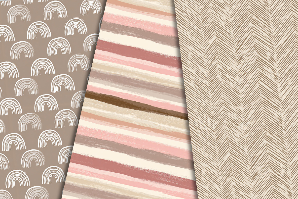 Boho Seamless Digital Paper, a Pattern Graphic by Libby Wishes (Photo 2 of 5)