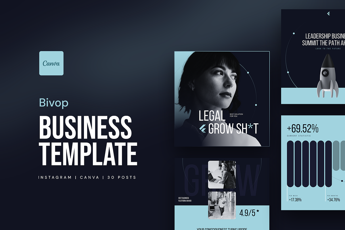 Bivop | Business Template, a Social Media Template by Ceaso Store (Photo 1 of 6)