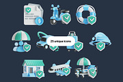 Insurance 3D Icon Pack, an Object 3D Model by Nate Studios (Thumbnail 5 of 6)
