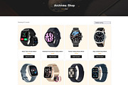 Luxury Watches Store Template, a WordPress Template by HasnainDEV (Thumbnail 3 of 5)
