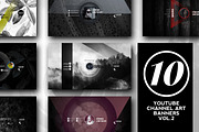 10 Youtube Channel Art Banners vol.2, a Social Media Template by RussGFX (Thumbnail 1 of 12)