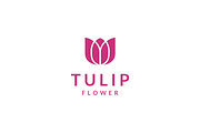 Tulip Flower Logo Template, a Branding & Logo Template by yopie (Thumbnail 1 of 4)