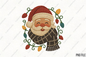 Crochet Christmas Santa PNG, an Illustration by CraftArtStudio