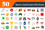 Sports and Games Flat Icons Bundle, a Duotone Icon by EllaMaiyaali (Thumbnail 3 of 3)