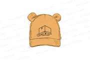 Cute Kawaii Cat Playing With Box, an Animal Illustration by Palau (Thumbnail 6 of 12)