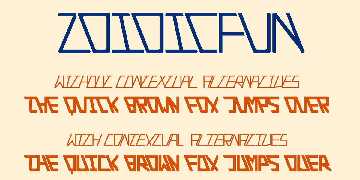 ZoidicFun, a Sans Serif Font by Ingrimayne Type (Photo 8 of 9)