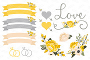 Wedding Floral Clipart & Vectors, an Illustration by Amanda Ilkov (Thumbnail 4 of 4)