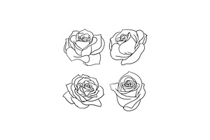 Set Roses Element