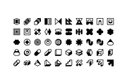 100 Neubrutalism Icons, an Outline Icon by Side Project (Thumbnail 5 of 10)