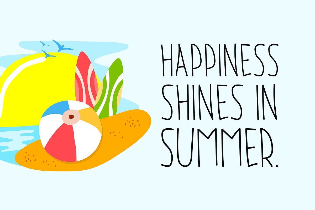 Summer Freedom Typeface, a Handwritten Font by Seemly Fonts (Photo 4 of 5)
