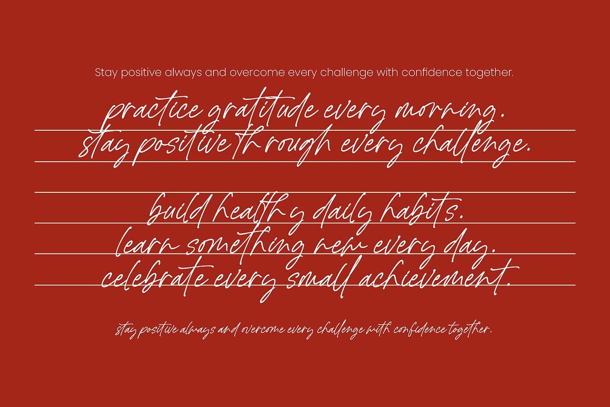 La Rettany Luxury Handwritten Font, a Script Font by Letterena Studios Script (Photo 8 of 10)