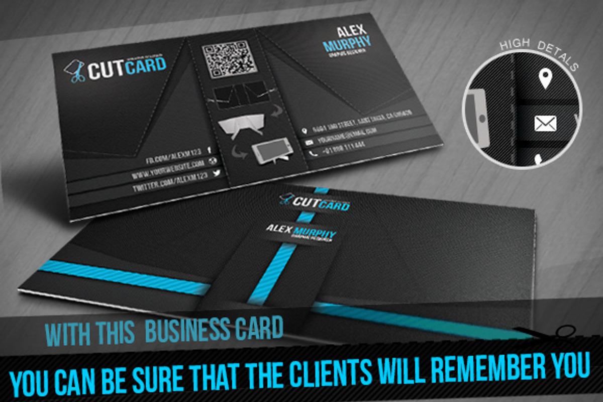 CutCard - Business Card for cutting preview 2