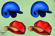Baseball / Softball Clipart, an Illustration by TanuschArts (Thumbnail 4 of 4)