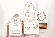 Minimal Wedding Invitation Card, an Invitation Template by DesignGenix (Thumbnail 3 of 7)