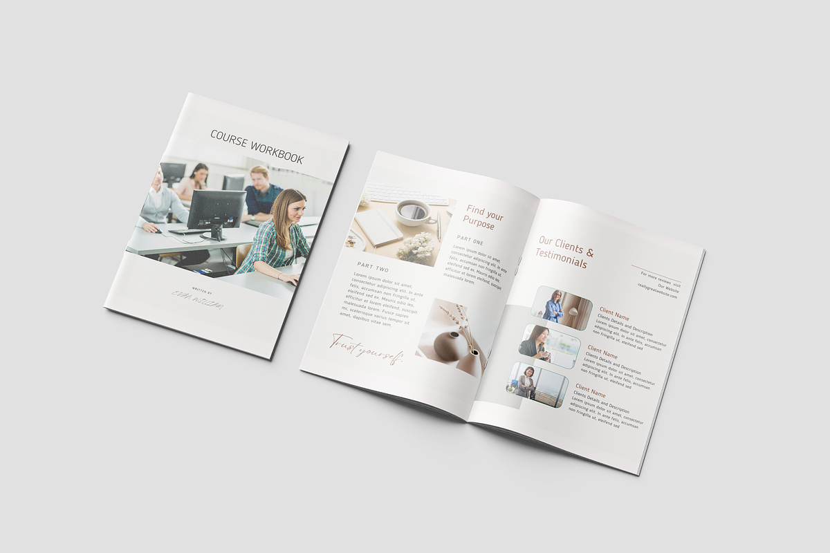 Workbook Template Canva, a Magazine Template by Designbudy (Photo 2 of 13)