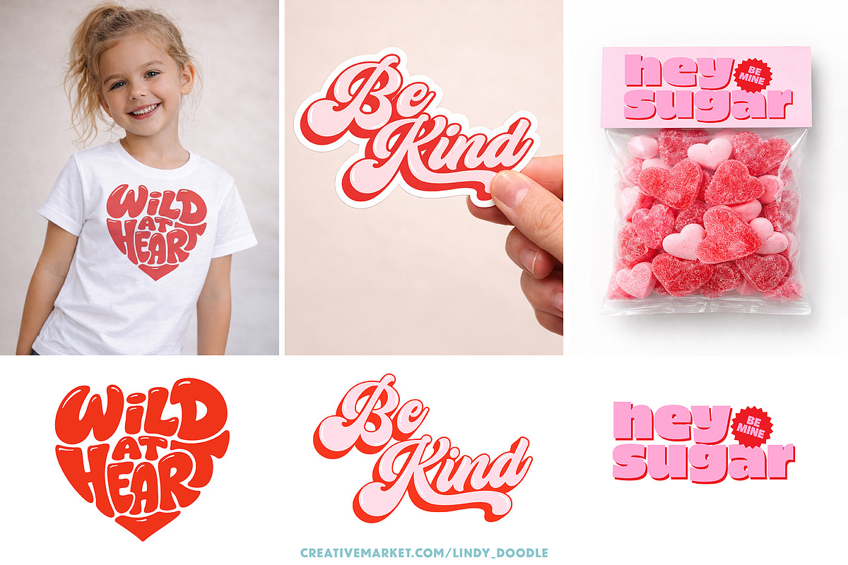 Love-themed Vector Graphics Pack 1, a Seasonal Illustration by Lindy_doodle (Photo 3 of 7)