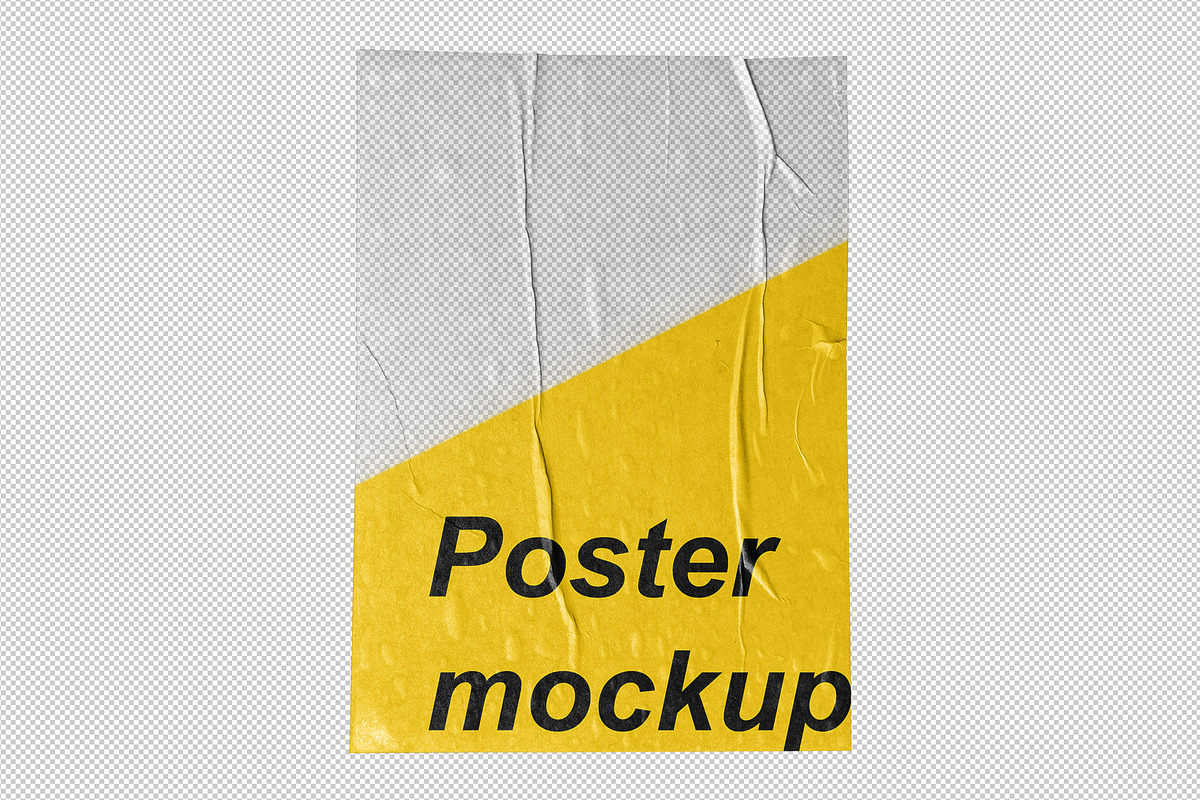 POST - Poster Wrinkle Mockup, a Texture Graphic by Bolderaja1 Studio (Photo 10 of 10)