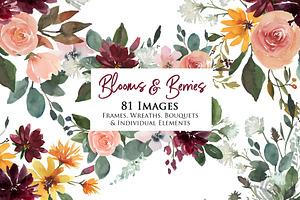 Fall and Winter Flowers Large Bundle
