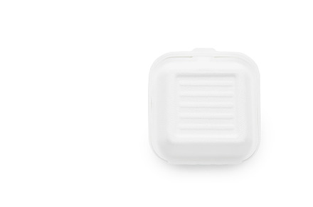 Food box container for delivery or takeout isolated on white bac, a Food & Drink Photo by Asya Nurullina