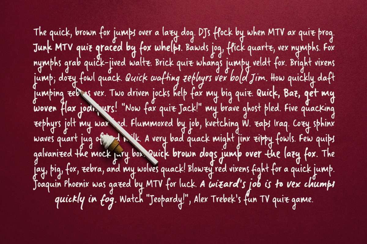 Handwritten Mini Bundle + extras!, a Script Font by Ana's Fonts (Photo 9 of 12)