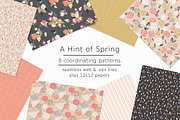 A Hint of Spring-vector & jpgs, a Pattern Graphic by patternpop studio (Thumbnail 1 of 3)