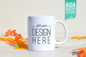 11oz Mug Mockup - 1 Sided