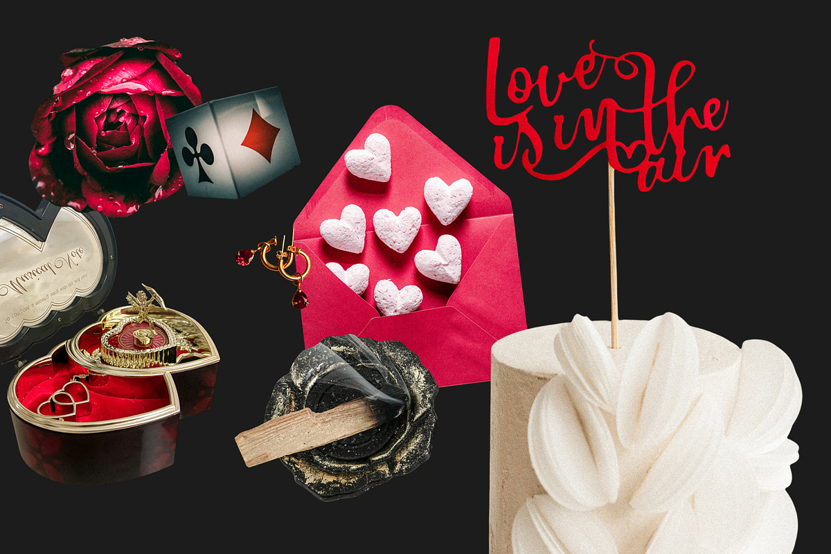Moody Valentine Collage Kit, an Object Graphic by Anzhelika (Photo 10 of 12)