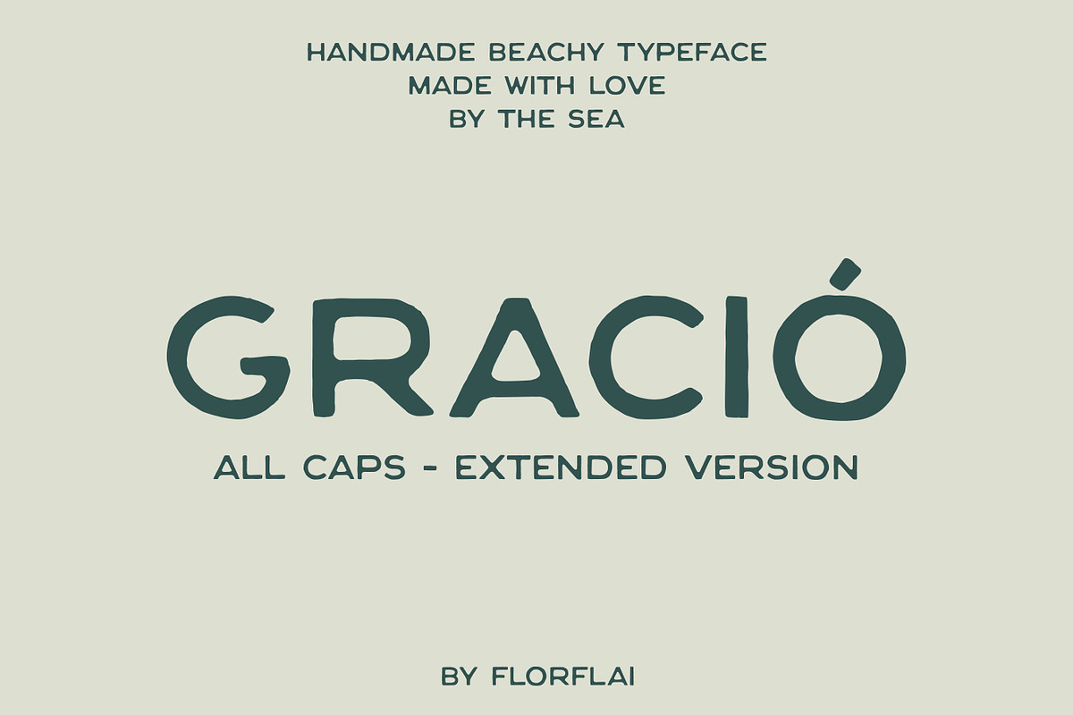 Gració font - extended, a Handwritten Font by Florflai (Photo 1 of 3)