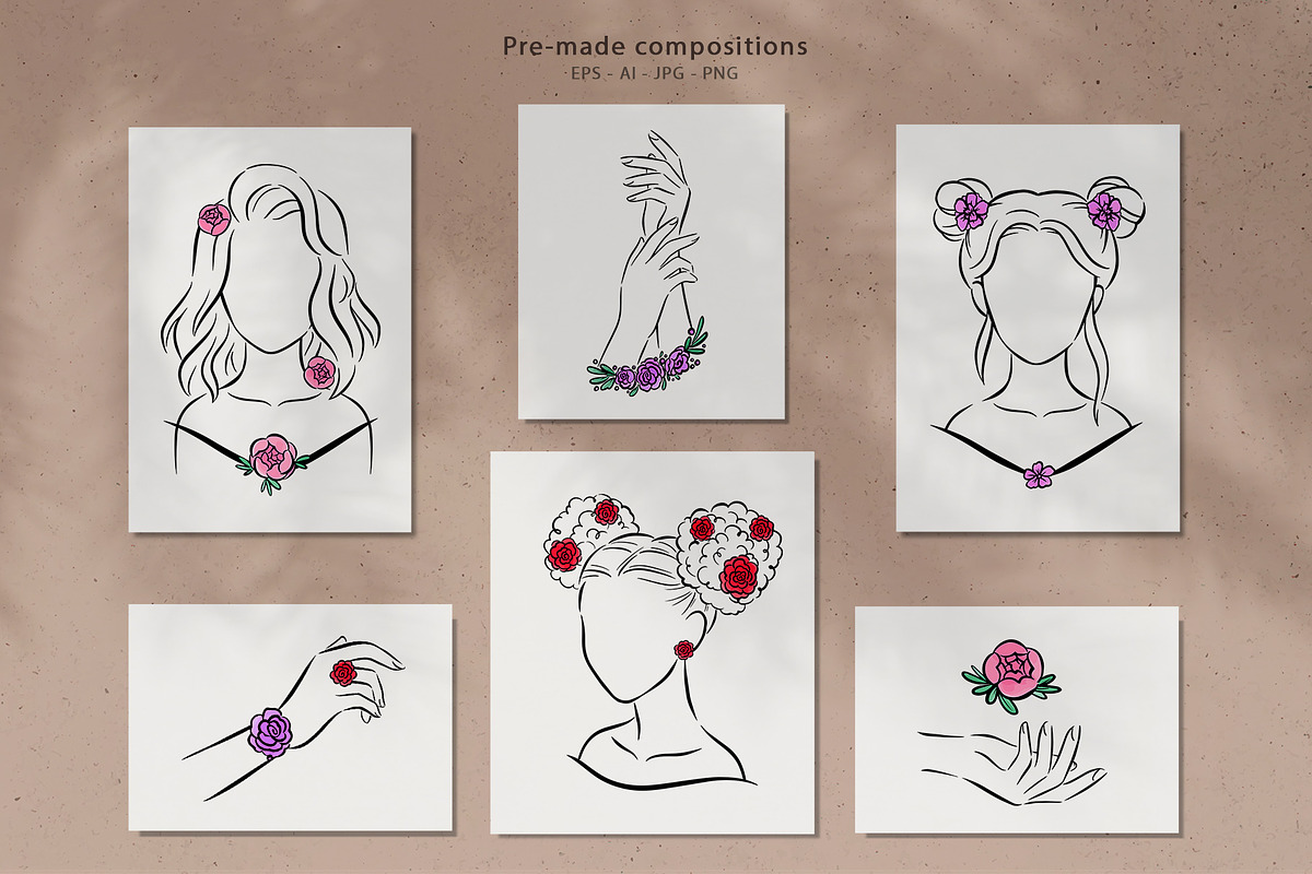 Female Beauty:Line Art Illustrations, a Person Illustration by Greywitch_Lola (Photo 7 of 11)