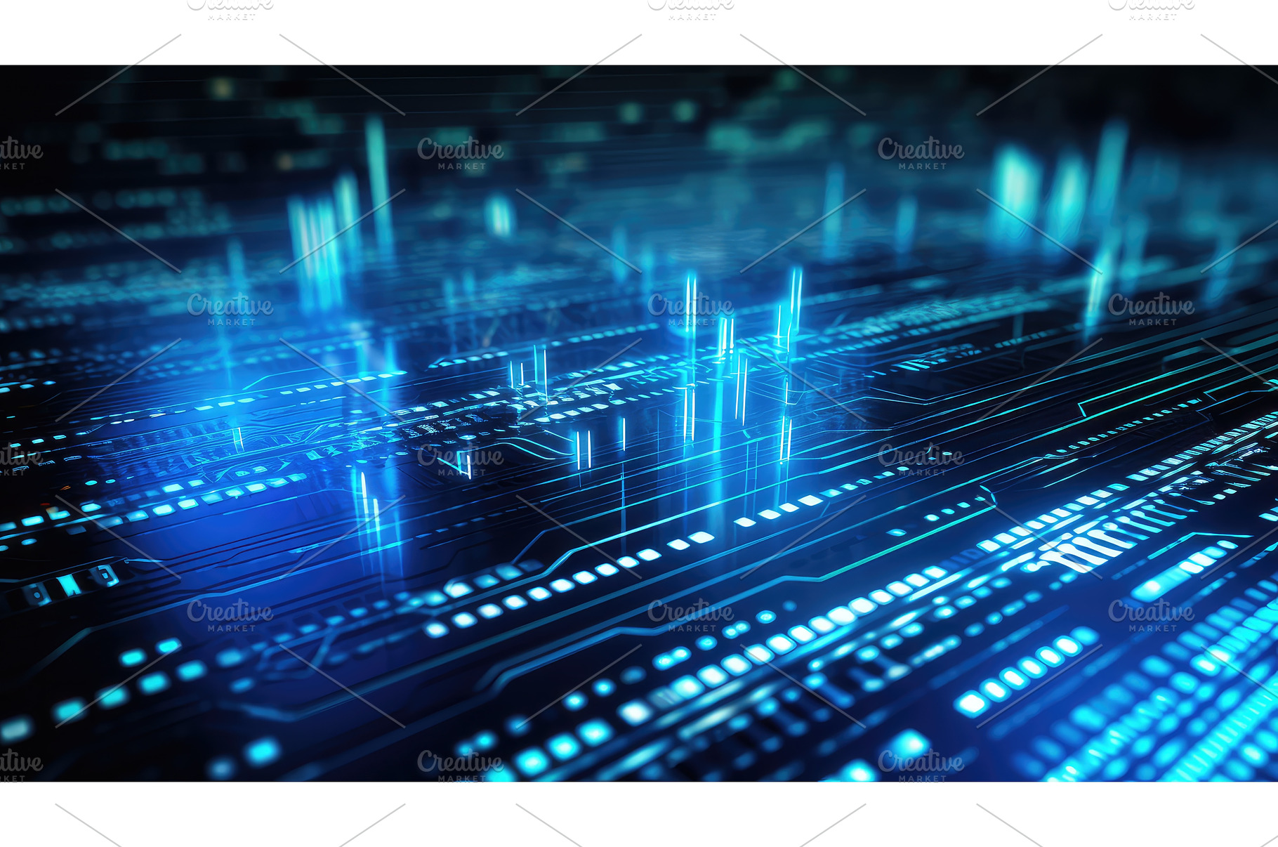 digital banner technology background, a Technology Photo by pikepicture