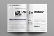 Employee Handbook Template, a Brochure Template by E-Type (Thumbnail 9 of 10)