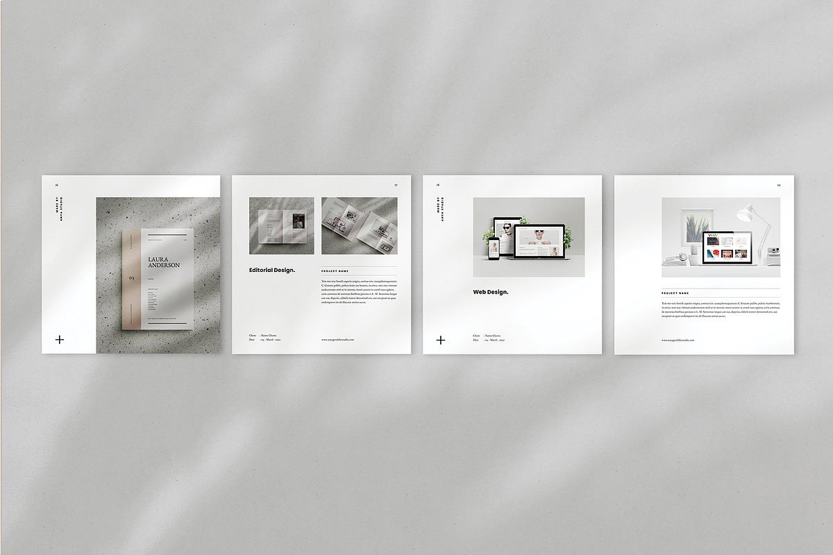 Square Design Portfolio and Resume, a Brochure Template by Occy Design (Photo 6 of 7)