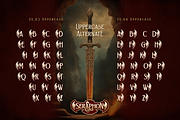 Seraphon, a Serif Font by Burntilldead (Thumbnail 2 of 13)