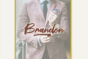 Fontbliz Script Brush, a Script Font by khurasan (Thumbnail 5 of 7)
