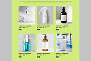 Men Skin Care Products Landing Page, an UI Kit Template by CreativeShaper (Thumbnail 4 of 6)