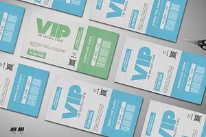 Minimalistic VIP Pass Card 021