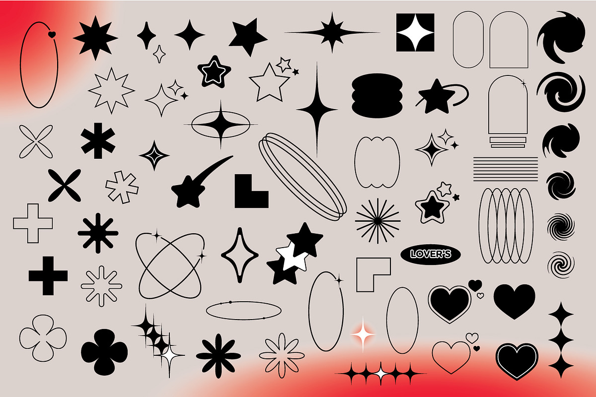 Abstract shapes. 60+ design elements, an Object Graphic by Chaka_32 (Photo 2 of 6)