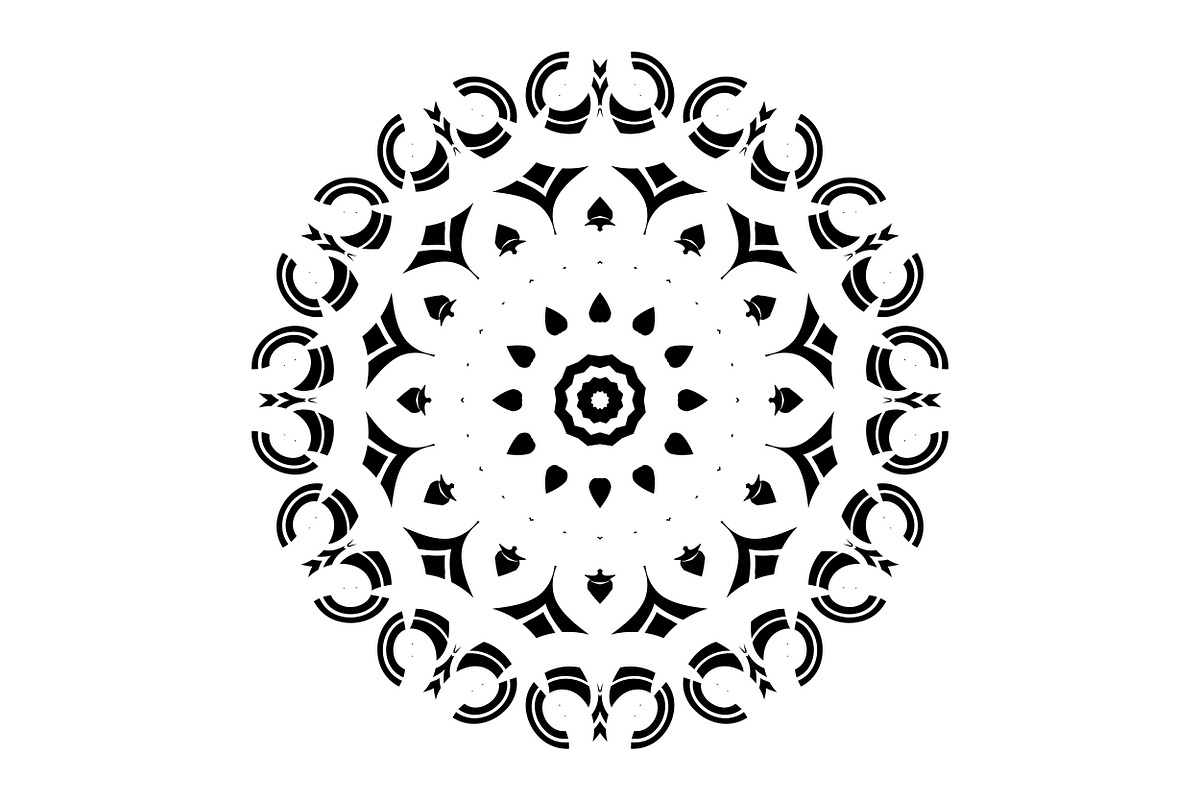 Artistic Mandala Vector Collection, a Decorative Illustration by NJ Himel (Photo 73 of 101)