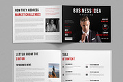Business Magazine landscape Layout, a Magazine Template by ContestDesign (Thumbnail 2 of 5)